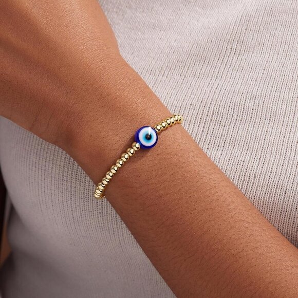 Gold-Style 15 Dainty Stack Cuban Cross, Rope Bracelets Jewelry Gifts for Women - Picture 4 of 7